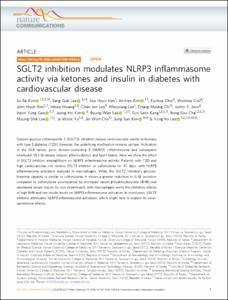 SGLT2 inhibition modulates NLRP3 inflammasome activity via ketones and insulin in diabetes with cardiovascular disease