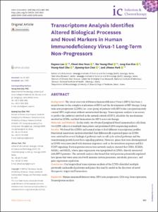 Transcriptome analysis identifies altered biological processes and novel markers in human immunodeficiency virus-1 long-term non-progressors