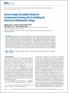 Secure Image Encryption Based on Compressed Sensing and Scrambling for Internet-of-Multimedia Things