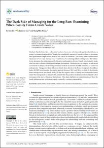The Dark Side of Managing for the Long Run: Examining When Family Firms Create Value