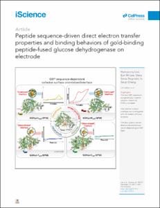 Peptide sequence-driven direct electron transfer properties and binding behaviors of gold-binding peptide-fused glucose dehydrogenase on electrode
