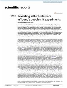 Revisiting self-interference in Young’s double-slit experiments