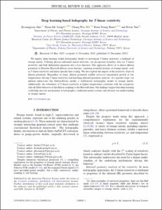 Deep learning-based holography for T-linear resistivity