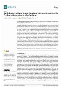 BattleSound: A Game Sound Benchmark for the Sound-Specific Feedback Generation in a Battle Game