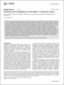 Diversity and complexity of cell death: a historical review