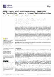 Deep Learning Based Detection of Missing Tooth Regions for Dental Implant Planning in Panoramic Radiographic Images
