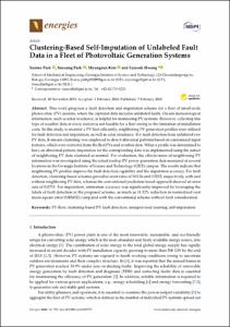 Clustering-Based Self-Imputation of Unlabeled Fault Data in a Fleet of Photovoltaic Generation Systems