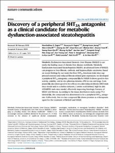 Discovery of a peripheral 5HT2A antagonist as a clinical candidate for metabolic dysfunction-associated steatohepatitis