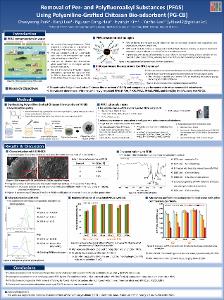 Removal of Per- and Polyfluoroalkyl Substances (PFAS) Using Polyaniline-Grafted Chitosan Bio-adsorbent (PG-CB)