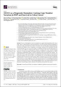 NRXN1 as a Prognostic Biomarker: Linking Copy Number Variation to EMT and Survival in Colon Cancer