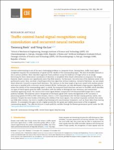 Traffic control hand signal recognition using convolution and recurrent neural networks