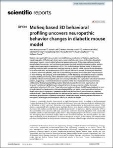 MoSeq based 3D behavioral profiling uncovers neuropathic behavior changes in diabetic mouse model