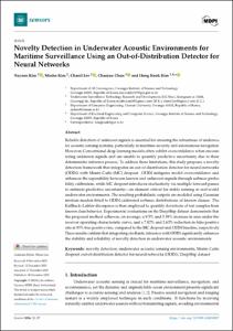 Novelty detection in underwater acoustic environments for maritime surveillance using an out-of-distribution detector for neural networks