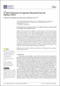 A Self-Calibration of Capacitor Mismatch Error for Pipeline ADCs