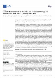 Anti-Ischemic Effects of PIK3IP1 Are Mediated through Its Interactions with the ETA-PI3K gamma-AKT Axis