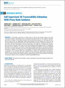 Self-Supervised 3D Traversability Estimation With Proxy Bank Guidance