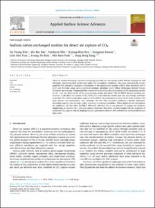 Sodium cation exchanged zeolites for direct air capture of CO2