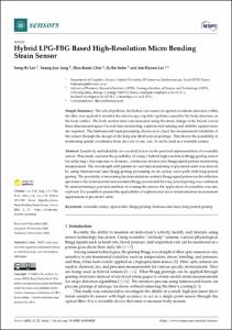 Hybrid LPG-FBG Based High-Resolution Micro Bending Strain Sensor