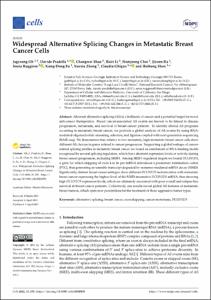 Widespread Alternative Splicing Changes in Metastatic Breast Cancer Cells