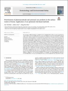 Prioritization of pharmaceuticals and personal care products in the surface waters of Korea: Application of an optimized risk-based methods