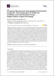 Designing Microparticle-Impregnated Polyelectrolyte Composite: The Combination of ATRP, Fast Azidation, and Click Reaction Using a Single-Catalyst, Single-Pot Strategy
