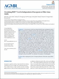 Circulating BMP-7 Level is Independent of Sarcopenia in Older Asian Adults
