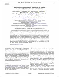 Singular value decomposition and its blind spot for quantum chaos in non-Hermitian Sachdev-Ye-Kitaev models