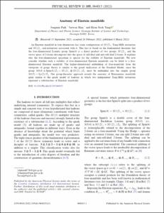 Anatomy of Einstein manifolds