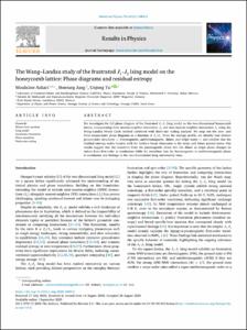 The Wang–Landau study of the frustrated J1-J2 Ising model on the honeycomb lattice: Phase diagrams and residual entropy