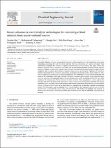 Recent advances in electrodialysis technologies for recovering critical minerals from unconventional sources