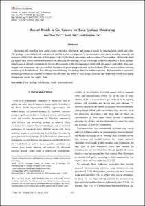 Recent Trends in Gas Sensors for Food Spoilage Monitoring