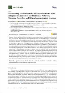 Discovering health benefits of phytochemicals with integrated analysis of the molecular network, chemical properties and ethnopharmacological evidence