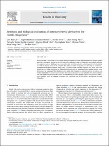 Synthesis and biological evaluation of heteroarylnitrile derivatives for motile ciliogenesis