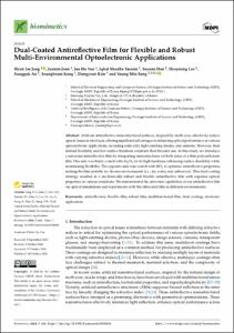 Dual-Coated Antireflective Film for Flexible and Robust Multi-Environmental Optoelectronic Applications