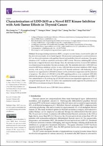 Characterization of LDD-2633 as a Novel RET Kinase Inhibitor with Anti-Tumor Effects in Thyroid Cancer