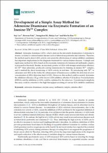 Development of a Simple Assay Method for Adenosine Deaminase via Enzymatic Formation of an Inosine-Tb3+ Complex