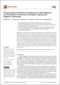 Current-Induced Field-Free Switching of Co/Pt Multilayer via Modulation of Interlayer Exchange Coupling and Magnetic Anisotropy