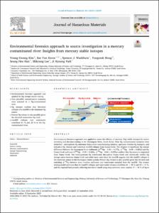 Environmental forensics approach to source investigation in a mercury contaminated river: Insights from mercury stable isotopes