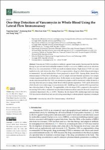 One-Step Detection of Vancomycin in Whole Blood Using the Lateral Flow Immunoassay