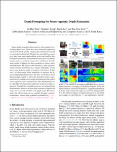 Depth Prompting for Sensor-agnostic Depth Estimation