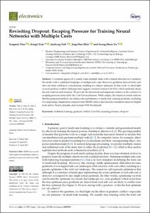 Revisiting Dropout: Escaping Pressure for Training Neural Networks with Multiple Costs