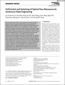 Full-Control and Switching of Optical Fano Resonance by Continuum State Engineering