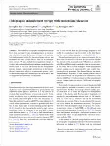 Holographic entanglement entropy with momentum relaxation