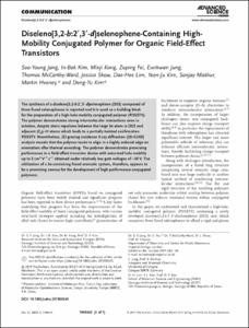Diseleno[3,2-b:2′,3′-d]selenophene-Containing High-Mobility Conjugated Polymer for Organic Field-Effect Transistors