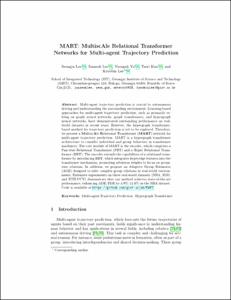 MART: MultiscAle Relational Transformer Networks for Multi-agent Trajectory Prediction