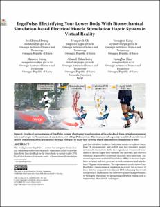 ErgoPulse: Electrifying Your Lower Body With Biomechanical Simulation-based Electrical Muscle Stimulation Haptic System in Virtual Reality