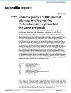Genomic profiles of IDH-mutant gliomas: MYCN-amplified IDH-mutant astrocytoma had the worst prognosis