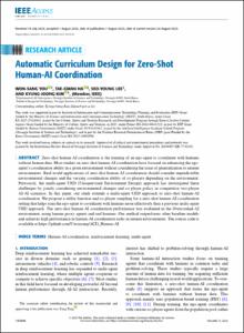 Automatic Curriculum Design for Zero-Shot Human-AI Coordination