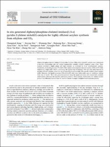 In situ generated diphenylphosphine-chelated imidazo[1,5-a]pyridin-3-ylidene nickel(0) catalysts for highly efficient acrylate synthesis from ethylene and CO2