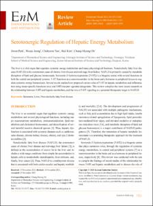 Serotonergic Regulation of Hepatic Energy Metabolism